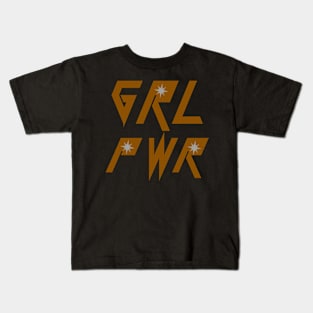 girl pwr lover Kids T-Shirt